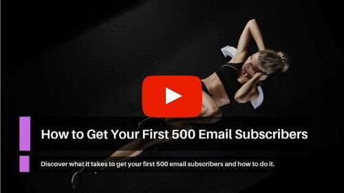 How to Get Your First 500 Email Subscribers