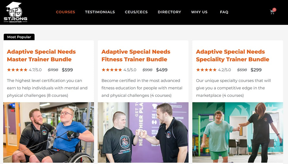Strong Education Adaptive Special Needs Trainer Courses