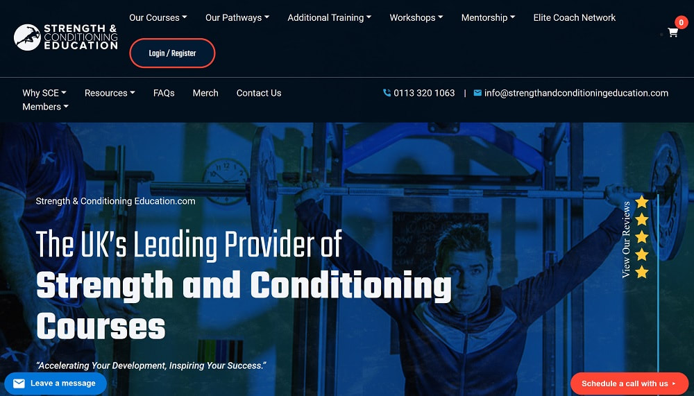 Strength and Conditioning Education (UK) Courses