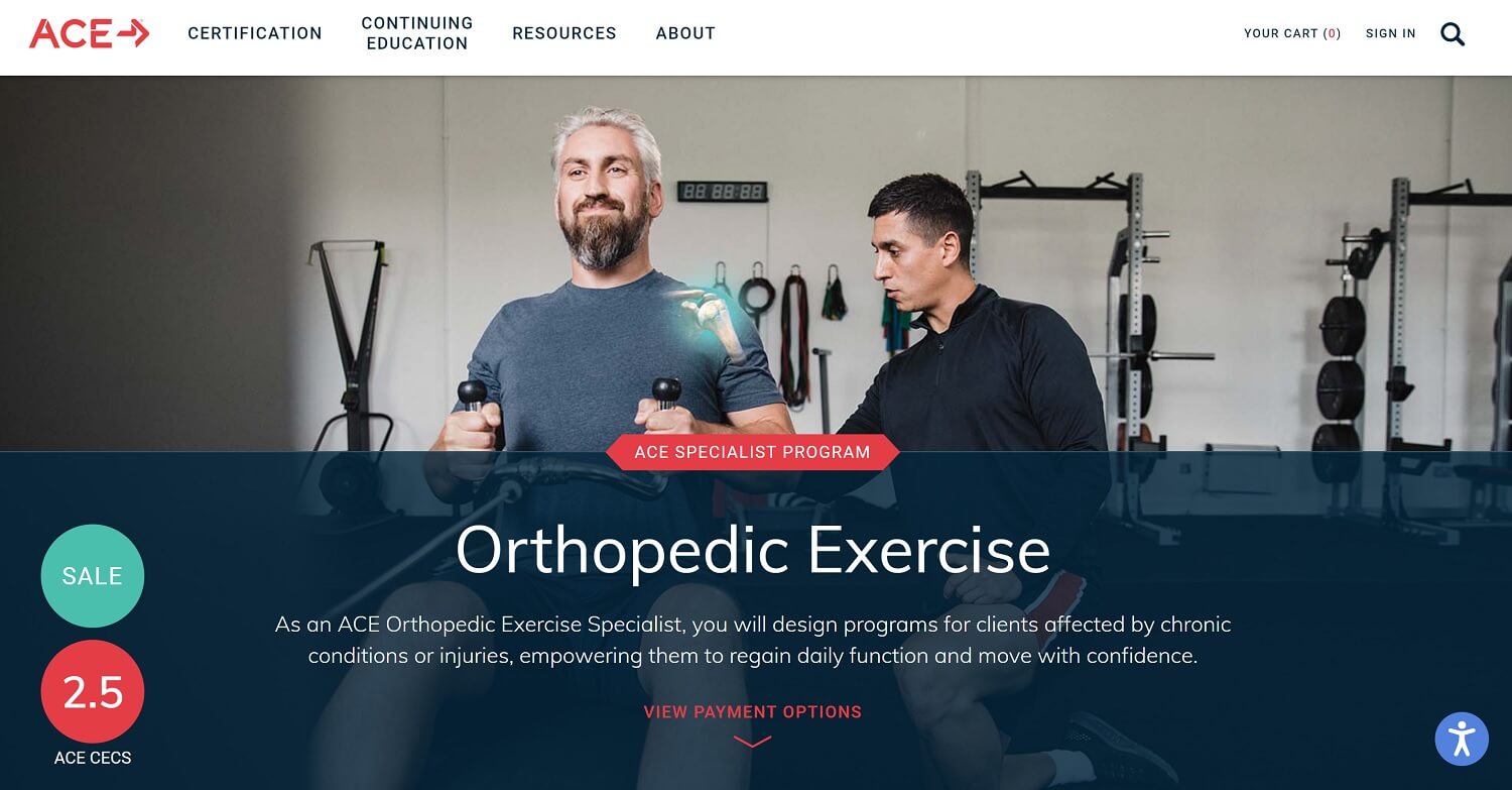 ACE - Orthopedic Exercise Specialist