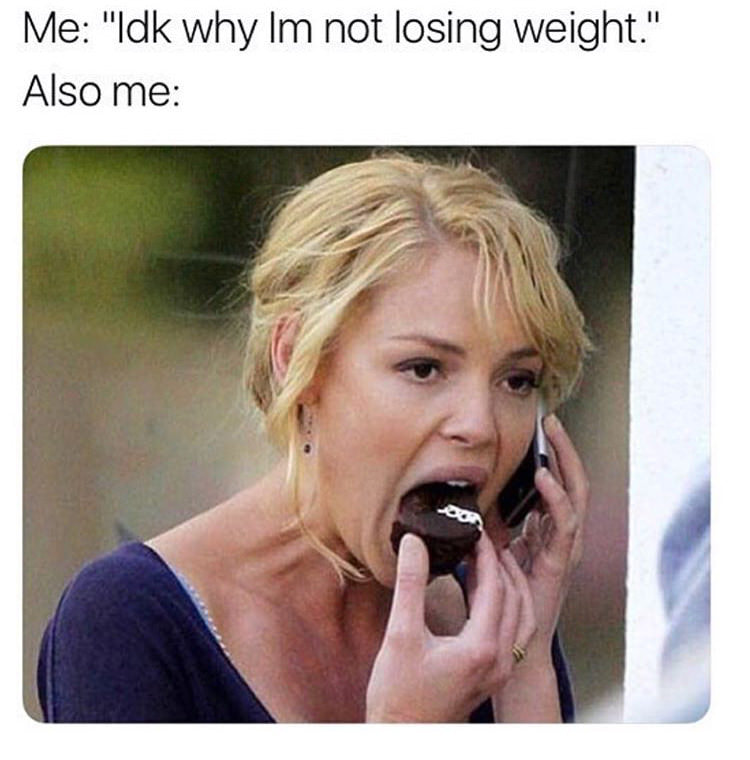 weight loss meme