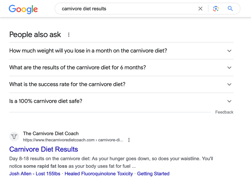 carnivore diet results