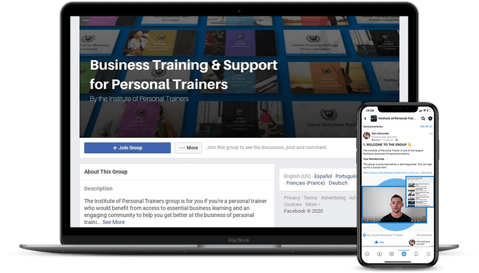 Personal trainer community